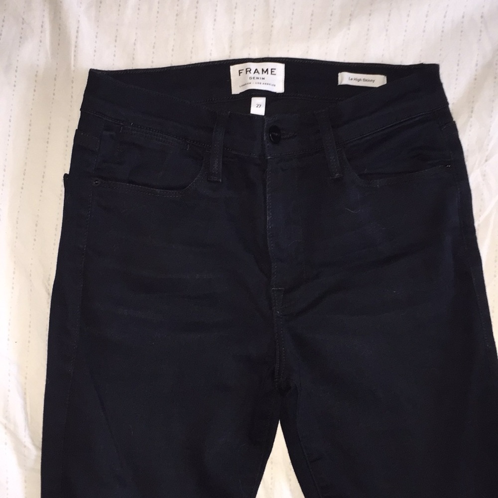 Like new Frame Le High Skinny jeans